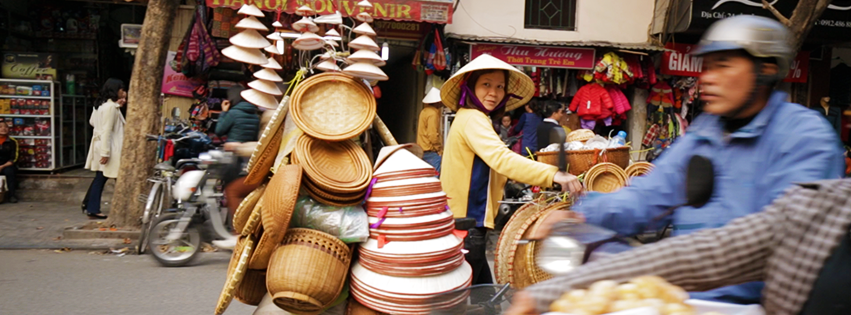 Friendly locals in Vietnam