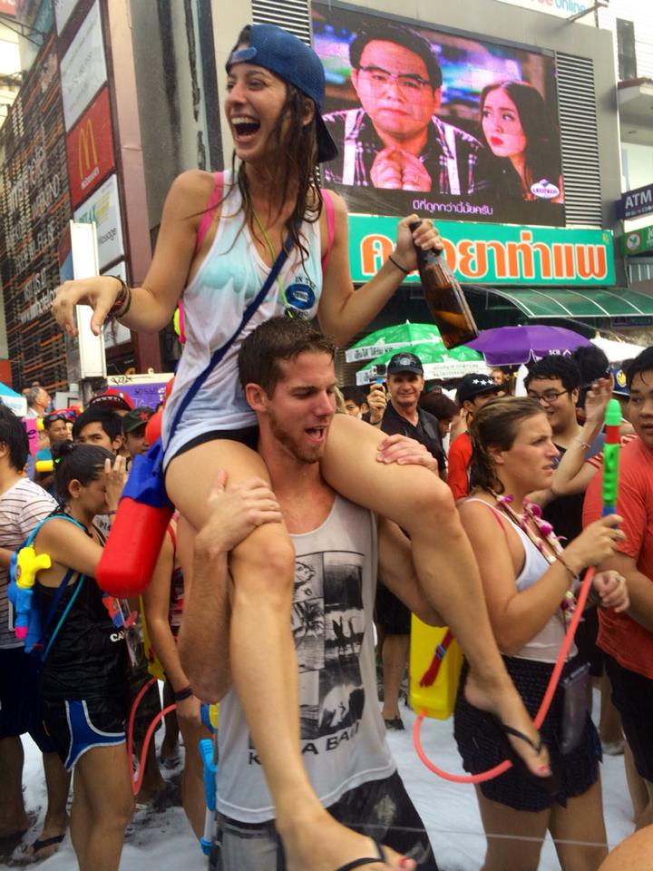 Don't wear white to Songkran