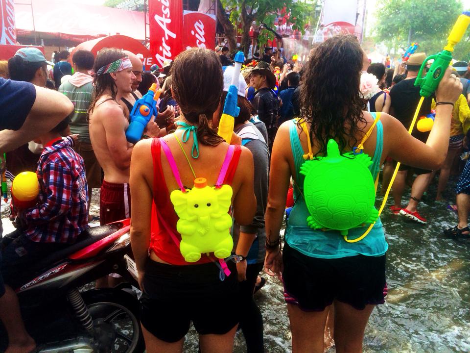 Invest in a good water gun backpack during Songkran