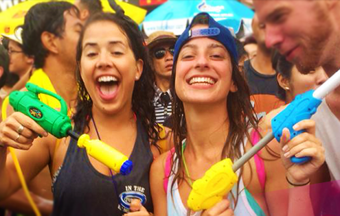 Songkran festival in Thailand
