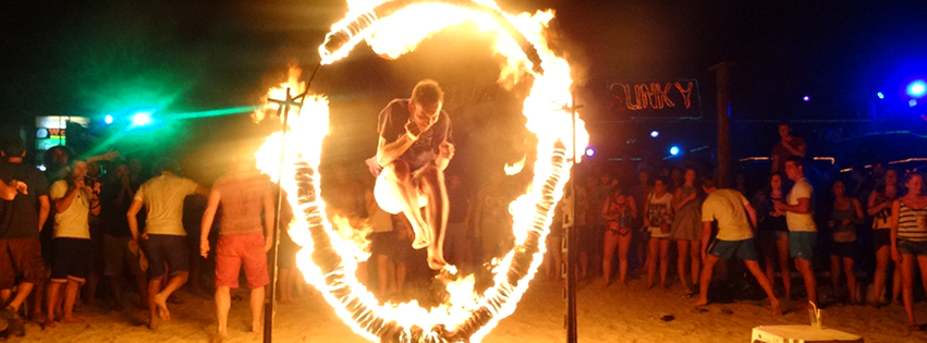 Fire shows in Koh Phi Phi