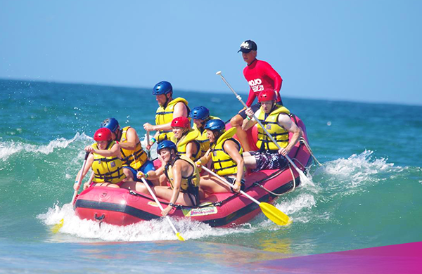 Ocean rafting at Spot X Try ocean rafting at Spot X surf camp on the East coast.