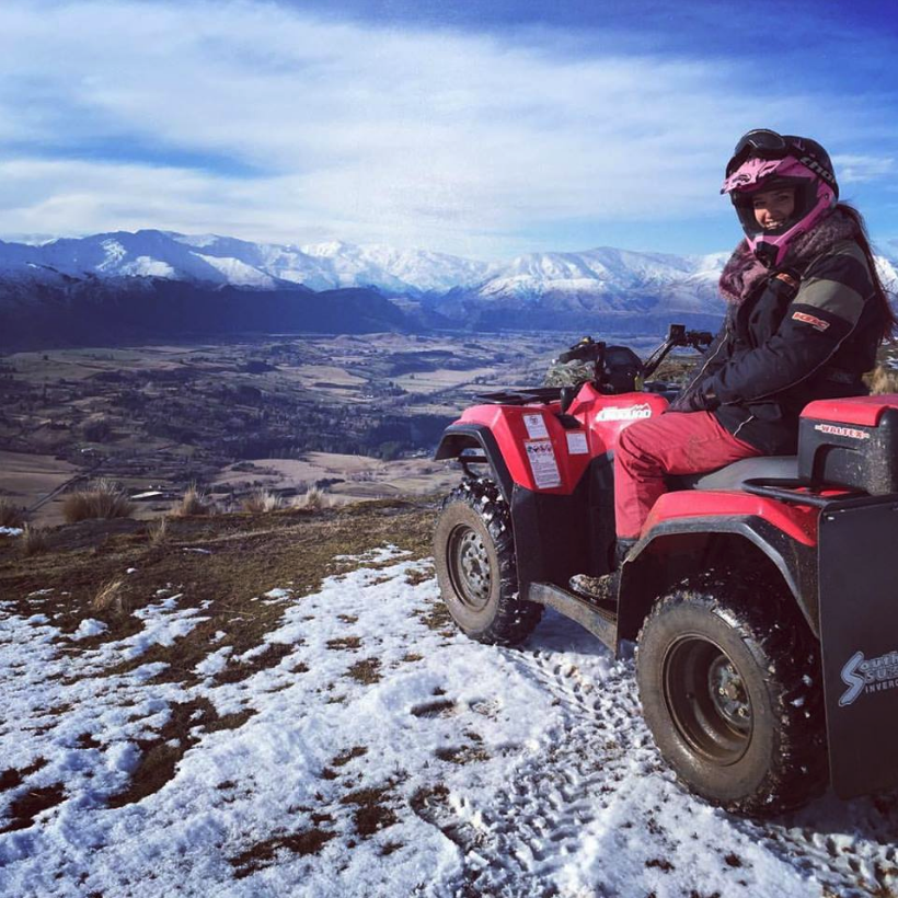 Quad Biking in Q'town Travel around New Zealand on your gap year