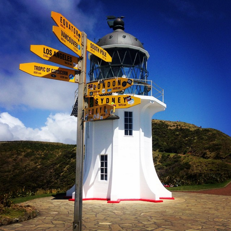 Cape Reinga lighthouse Travel around New Zealand on your gap year