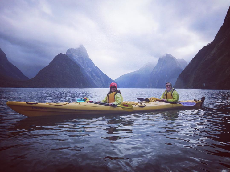 Kayaking Milford Sound Travel around New Zealand on your gap year