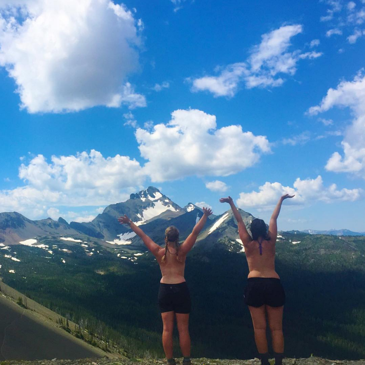 Mackenzie in Glacier National park Travellers in Montana
