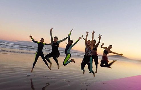 Fun with friends at Surf Camp Australia