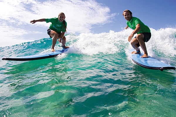 DAY 4  LEARN TO SURF 