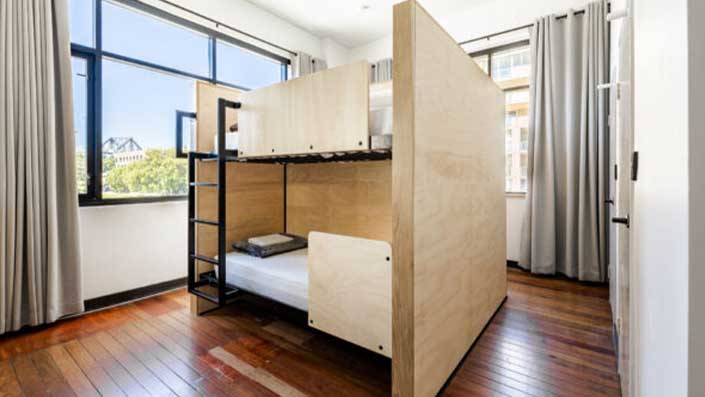 East-Coast-Australia-Where-we-Stay-Bunk-Brisbane-6-Bed