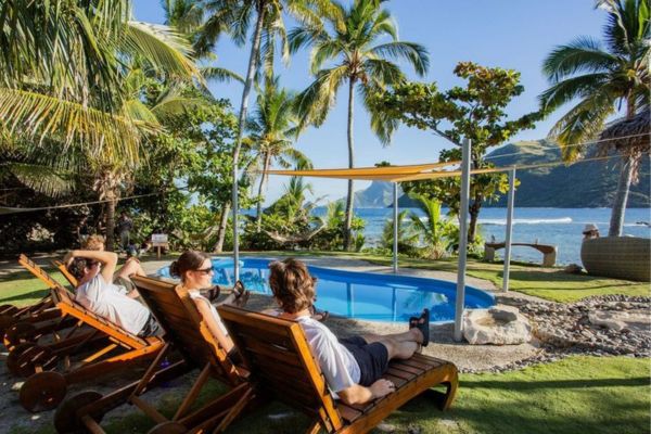 Ultimate Fiji Group Tour Group Accomodation Pool