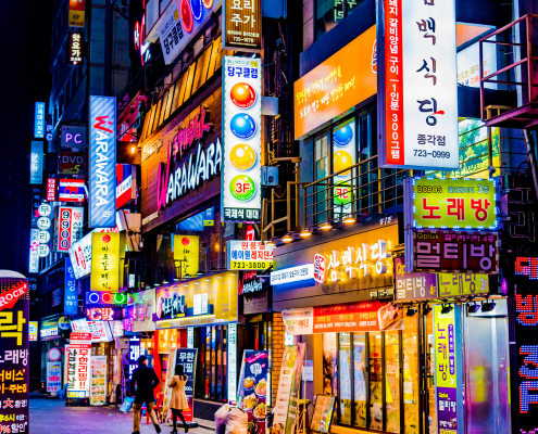 South Korea Group Tour Seoul Nightlife